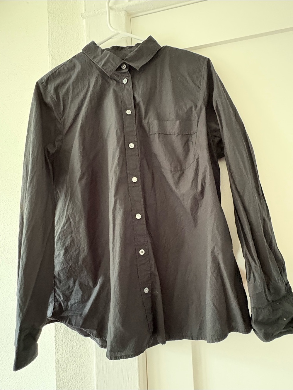 J. Crew Black Button-Down Shirt